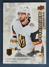 LUKAS CORMIER 2024-25 PREMIER - PREMIER ROOKIES 67/399 VEGAS GOLDEN KNIGHTS