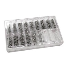 1000Pack Micro Eyeglass Sunglass Tiny Screw Nut Assortment Watchmaker Repair Kit