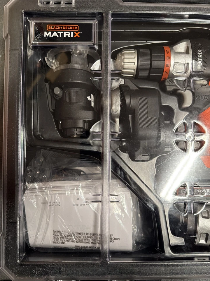 BLACK+DECKER Matrix (TM) 20V Max* 6-Tool Combo Kit With Case - BDCDMT1206KITC - Image 3 of 3