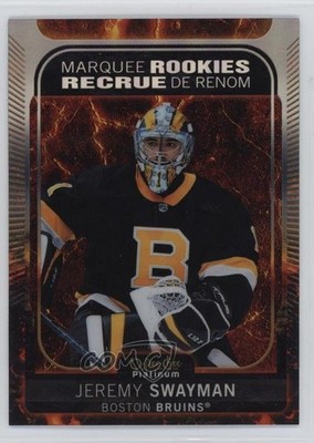 2021 O-Pee-Chee Platinum Marquee Rookies Hot Magma Jeremy Swayman Rookie RC 2oh