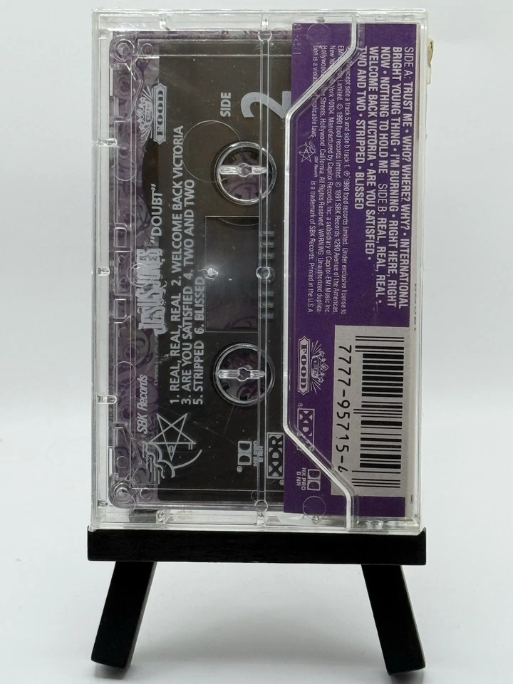 JESUS JONES Cassette Tape “Doubt” 1991 Factory Sealed New With Hype Sticker - Image 2 of 3