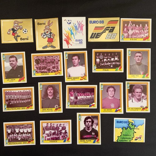 Panini Euro 88 Sticker UNBENUTZT 1988 Original Konvolut PRIVATES ANGEBOT