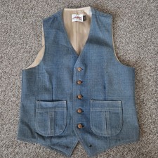 Vintage Levis 1970  s Levi  s Wildfire Sportswear Denim Vest SIZE 