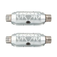 2.5 inch Universal Catalytic Converter, 2 Pack 2.5  Inlet/Outlet High 99306HM