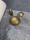 Brass Mini Vase, Trinket Dish And Incense Burner Approx 3”. Dish Is 4” Diameter  — photo 1