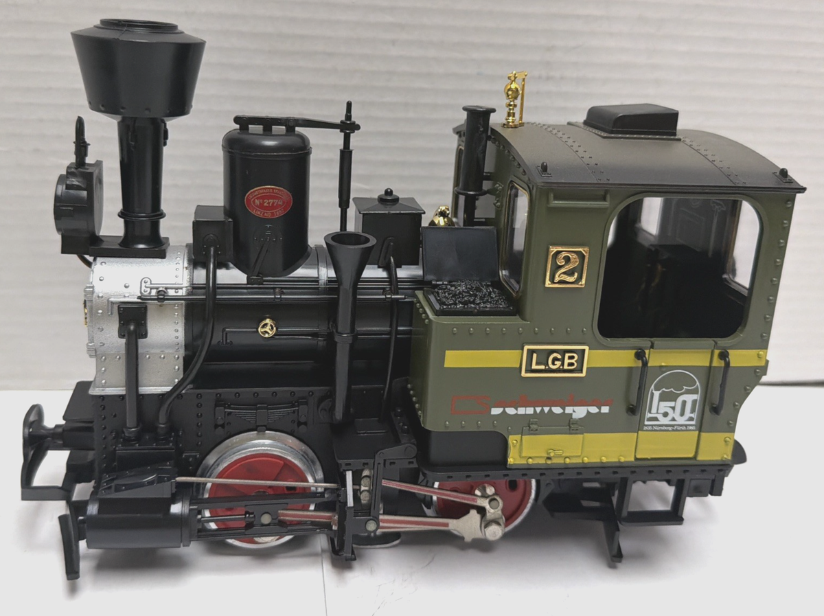 LGB G-GAU. 20533 150 YEAR JAHRE DEUTSCHE EISENBAHN GREEN SCHWEIGER
