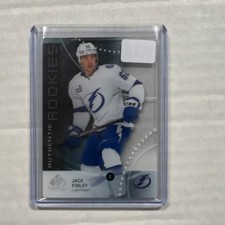 Upper Deck SP Game Used Authentic Rookies Jack Finley Gold Mem #AR-JF /25