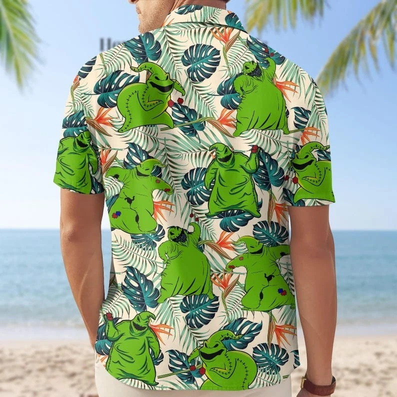 Oogie Boogie Hawaiian Shirt Shorts, Oogie Boogie Button ShirtOogie Boogie Shirt