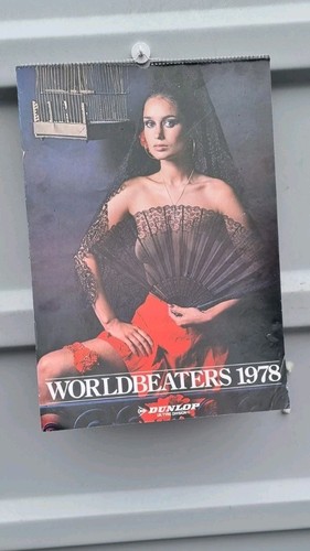 Original Dunlop Calendar - "WORLDBEATERS 1978"