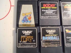 ColecoVision Game Lot - Set of 1 6- Rocky, Time Pilot +14 more -Tested/ Works