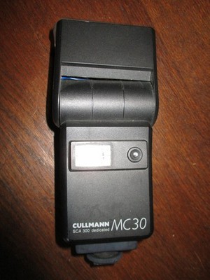 Cullmann Blitzlicht MC30 Twin Kamerablitz Blitzgerät SCA 300 Dedicated