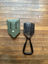 VTG US Military składane NARZĘDZIE DO WYKOPANIA / ŁOPATA z oryginalną POKRYWĄ 1982