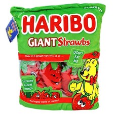 Haribo T&uuml;te Pl&uuml;sch XXL Erdbeer - ca. 40 cm Kuscheltier Pl&uuml;schtier