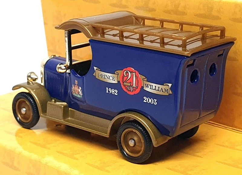 Oxford Appx 8cm Long DG050053 Morris Bull Nose Van Prince William 21st Blue/Gold - Image 2 of 4
