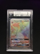 Charizard GX BGS 9 2017 Burning Shadows 150/147 Rainbow Rare Holo English on eBay