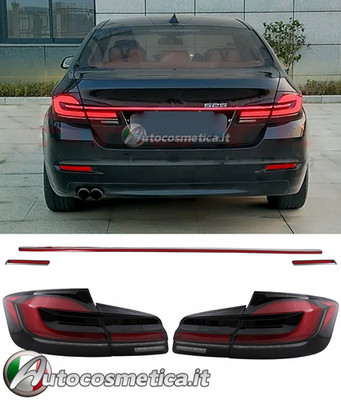 Paar Scheinwerfer Rückleuchten Tuning Led Smoke Dynamic für BMW 5er F10 11-17