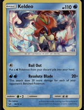 Keldeo Holo Rare Shining Legends 26/73 Water Pokemon Card