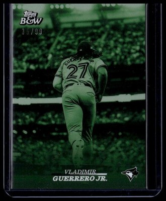Vladimir Guerrero Jr. 2024 Topps Black & White Green #/99