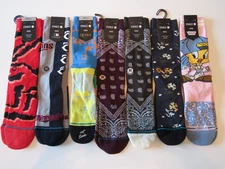 Stance Mens Casual Combed Cotton Blend Light Cushion Crew Socks Large 9-12 Nwt