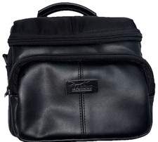 Targus Synthetic Leather Camera Shoulder Bag Black Padded With Strap8  x7  x7  