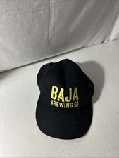 Baja Brewing Co Adjustable Strap Mesh-Back Black Hat