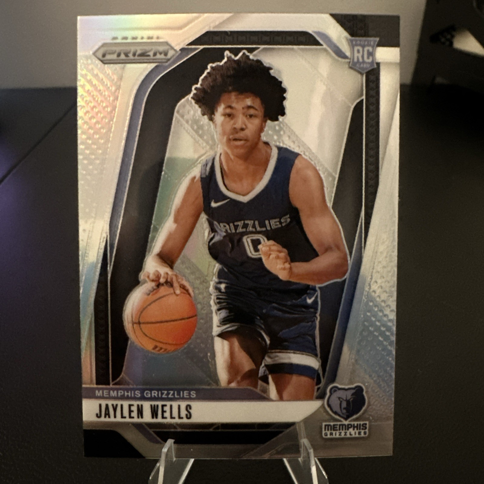 2024 Panini Prizm Silver Rookie Jaylen Wells Memphis Grizzlies #239