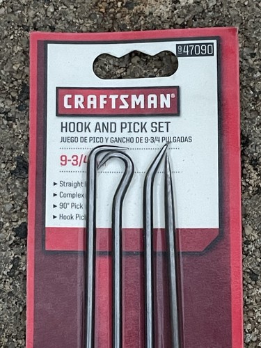 Craftsman Pick and Hook Set w/ cushion grip handles USA, 4 pcs - Part # 47090 - Picture 2 of 3