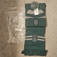 Wizarding World Harry Potter Slytherin Scarf and Hat Set Fantasy Collectible