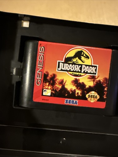 Jurassic Park SEGA Genesis CIB Authentic Tested Video Game Works Fine - Picture 13 of 24