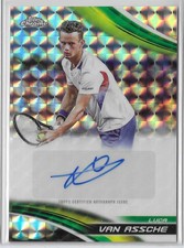 2025 Topps Chrome Tennis Luca Van Assche Geometric Refractor Auto Autograph