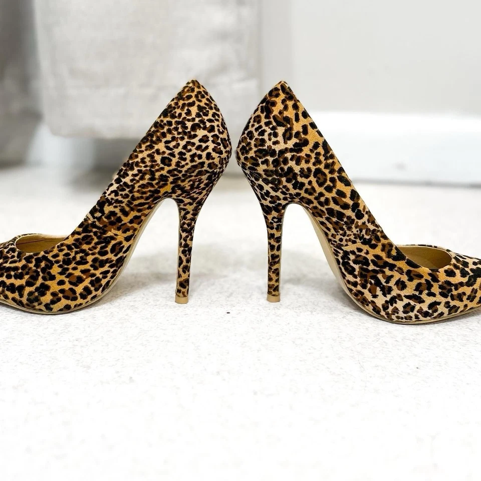Charles Albert Women's Molly Leopard High Heels Pump Size US 8 - Image 4 of 4
