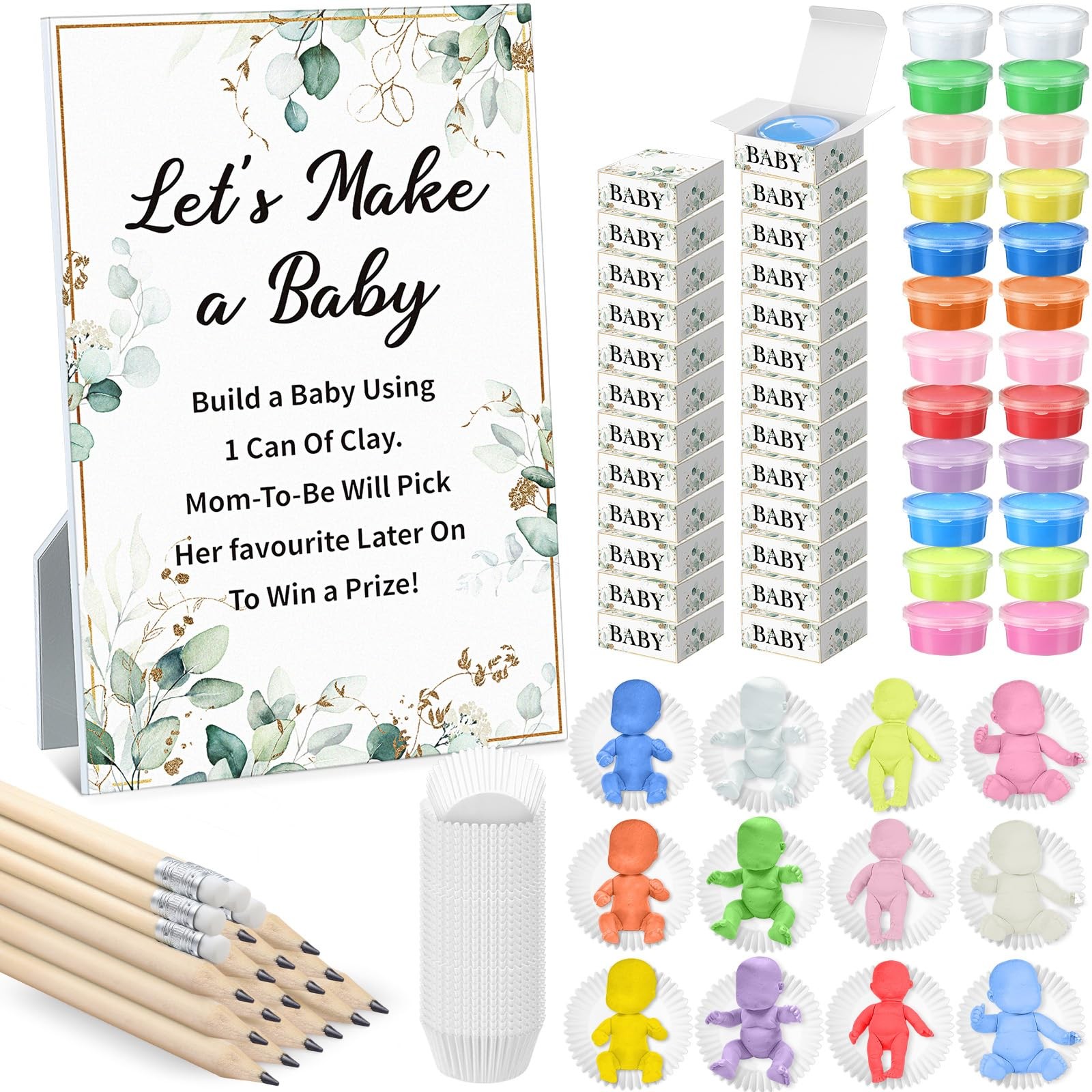 Decorations Let's Make A Baby Clay...