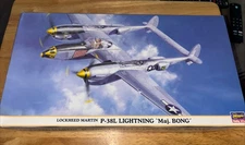 Hasegawa 1/48 Scale LOCKHEED MARTIN -  P-38L  LIGHTNING `Maj.BONG' (09429) NIOB