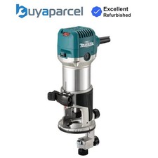 Image of Makita RT0702CX4 1/4" Router / Laminate Trimmer with Trimmer Guide 240V 710w