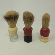 Vintage Shaving Brushes, 2 Made Rite 1 Ever Ready, Made In USA, Lot of 3