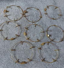 Set of 8 Van Hygan & Smythe Plate Hanger Wall Mount