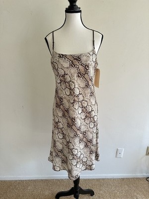 ESPRIT DE CORP. Snake Print Dress Size 9-10