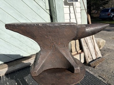 Peter Wright Anvil 1860-1885 ,100 Pounder 