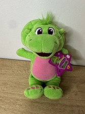 Fisher Price Barney s World Baby Bop Green Purple Dinosaur Plush Toy