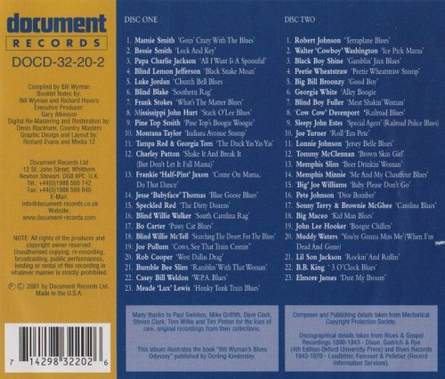Various - Bill Wyman's Blues Odyssey 2xCD, Comp, RE Document Records (2) 2001 Bl - Picture 4 of 5