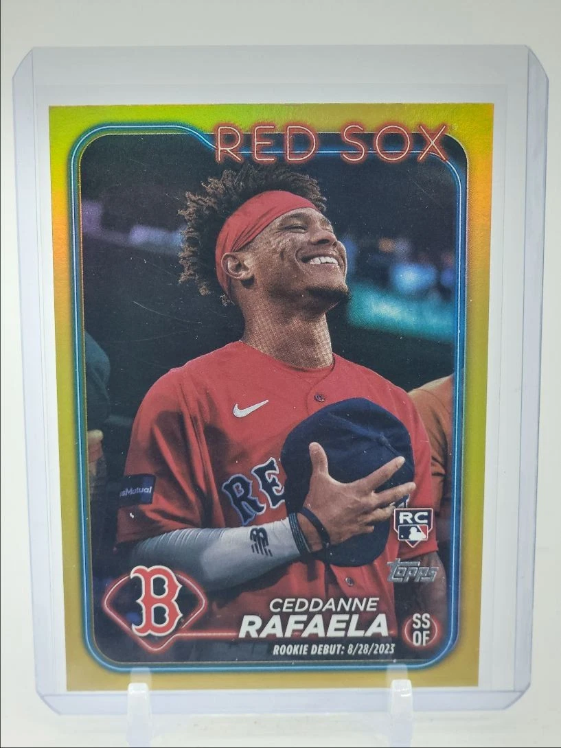 CEDDANNE RAFAELA 2024 TOPPS UPDATE SERIES ROOKIE DEBUT GOLD FOIL RC Q3879