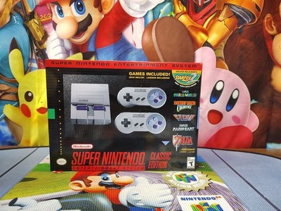 NEW SNES Classic Edition Mini Console Super Nintendo 21 Games 3rd Party