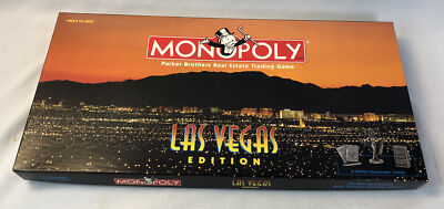 【新品】MONOPOLY LAS VEGAS New Monopoly Las Vegas Edition Board Game New-Open Box