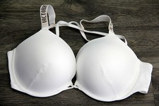 VICTORIA'S SECRET Shine Strap Bombshell Add-2-Cups Push-Up Swim Bra Top 38 D