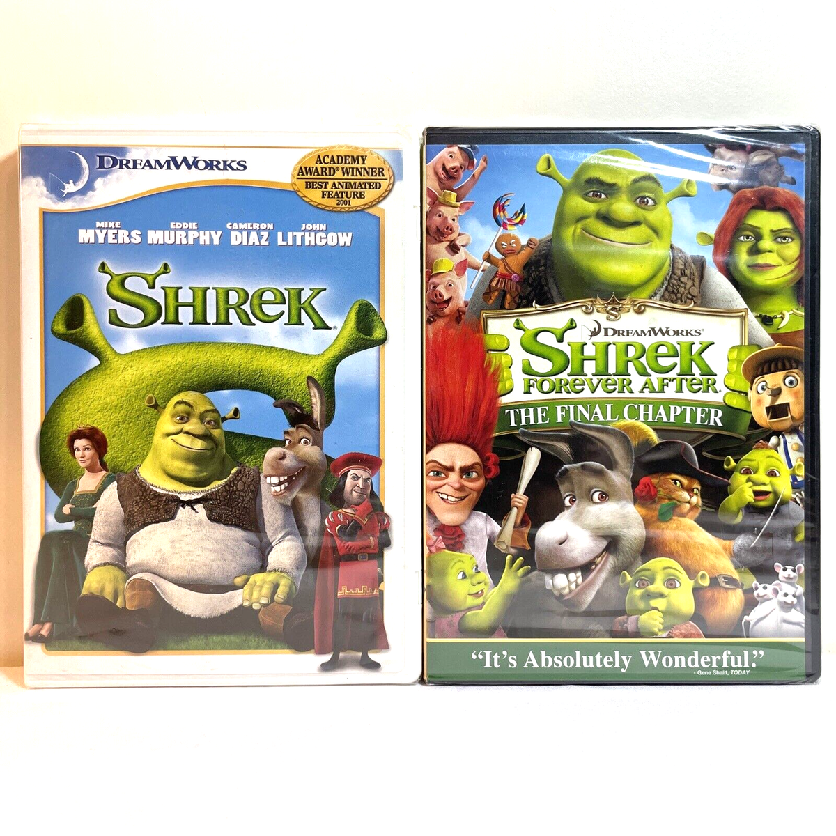 SHREK / SHREK FOREVER AFTER (DVD) Animation Adventure Comedy