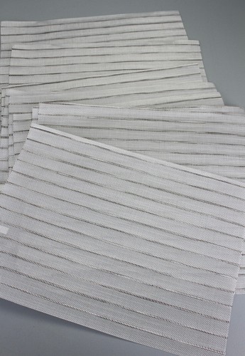 WINKLER Manoka 10 Stück Tischset 33 X 45cm Perlweiß Untersetzer Platzdecke B5-WM - Bild 1 von 6