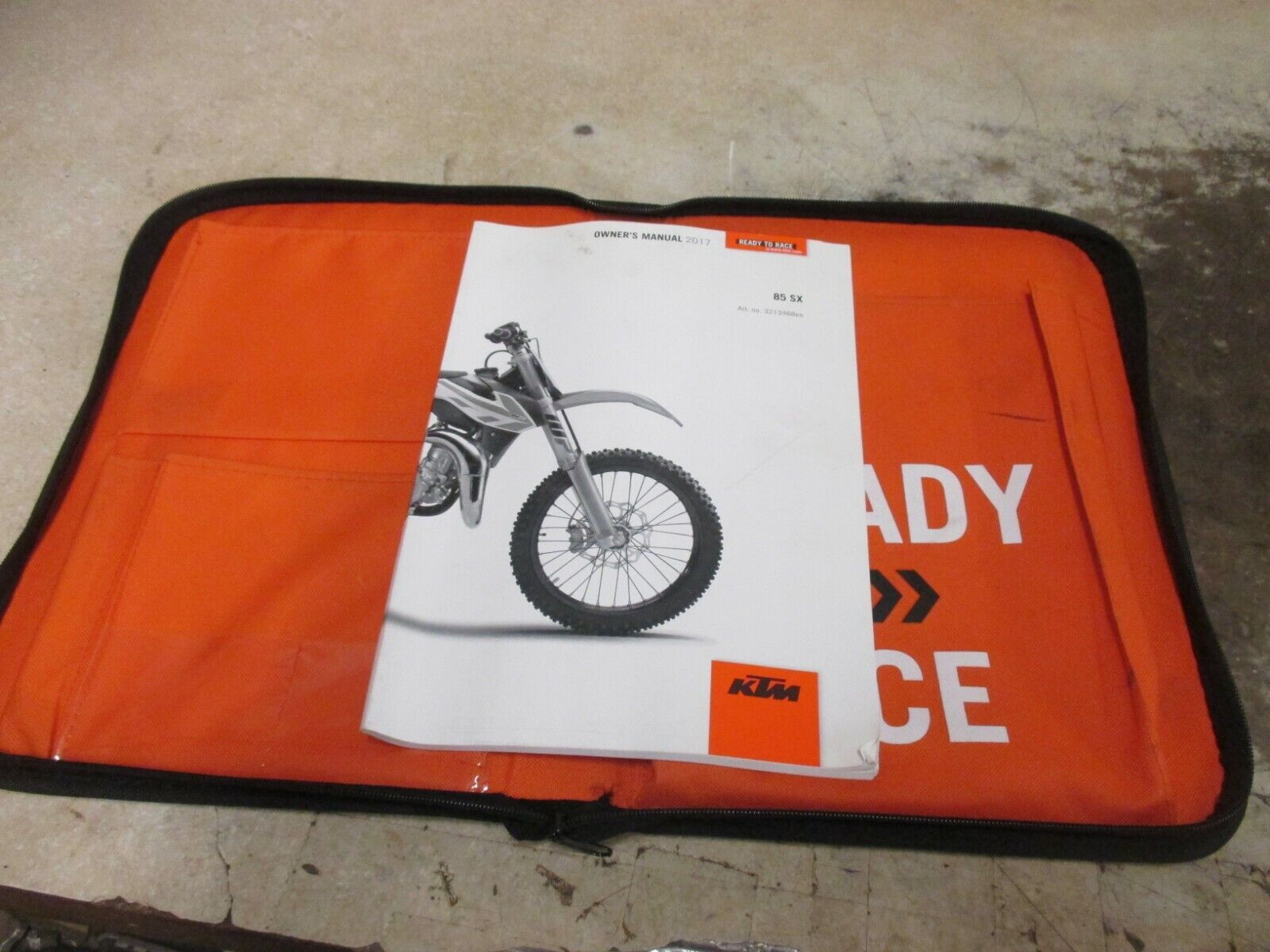 2017 KTM 85 SX OWNERS MANUAL BOOKLET STOCK OEM #CC13
