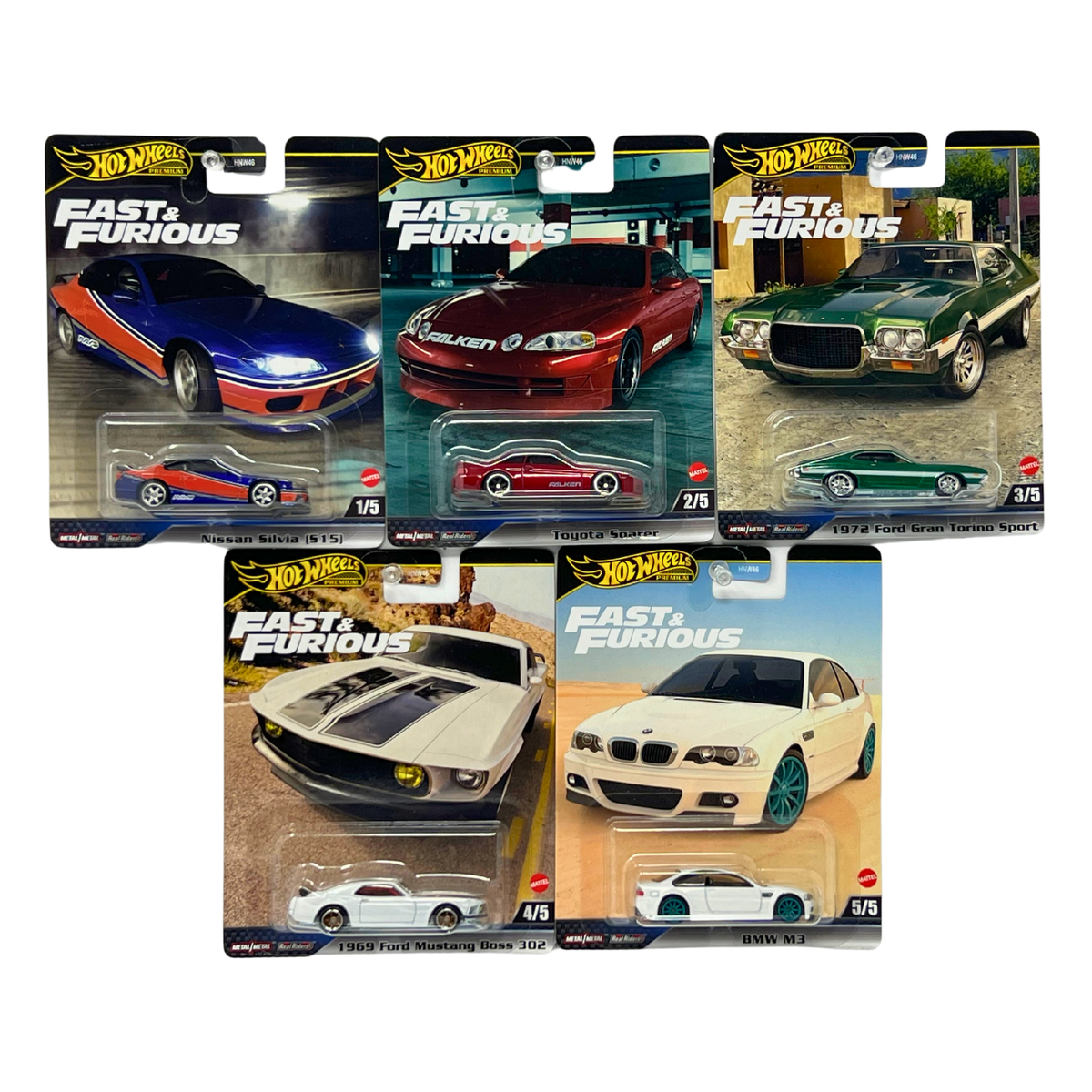 Hot Wheels Premium 2024 Fast & Furious 1:64 Diecast Set of 5 | eBay