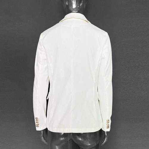 Damen zweireihiger Anzug Blazer Mantel Langarm Revers formelle Jacke Outwear - Bild 5 von 27