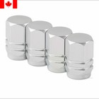 Bouchons de tige de valve de pneu de voiture 4 pièces/paquet bouchons d'air de tige couvercle hermétique en aluminium